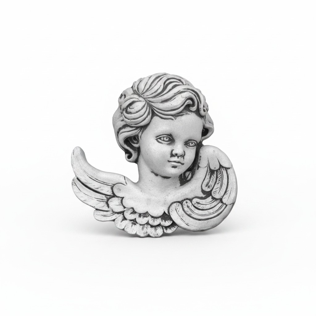 Grabschmuck Grab Stein Dekoration Engel Figur Skulptur Gott Heilig 22cm