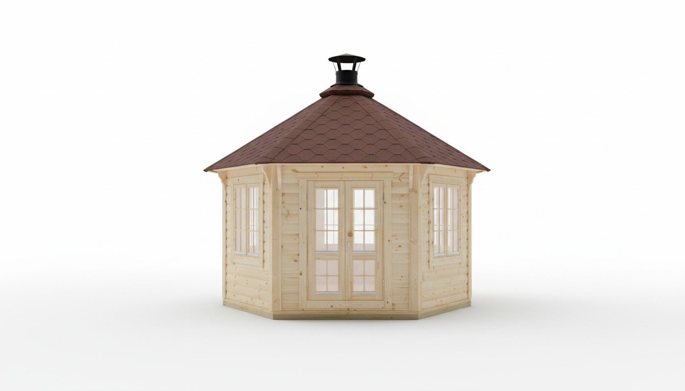 Grill Grillkota Hütte Grillhütte Haus Finnische Grills Grillhaus 9,2 m² Kota