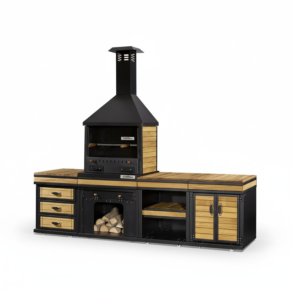 Grill Outdoorküche Außenküche Garten Terrasse Küche robust