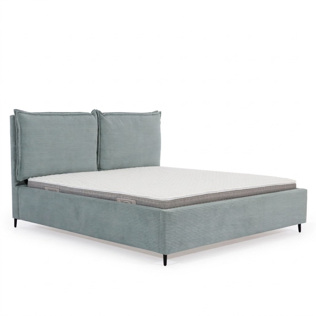 Großes Schlafzimmer Bett Luxuriöses Textilbett Stilvolle Polsterbetten