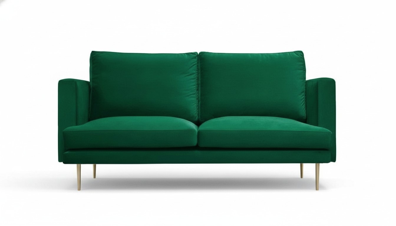 Grün Sofa 2 Sitzer Kreative Möbel Neu Modern Design Textil Wohnzimmer Couchen