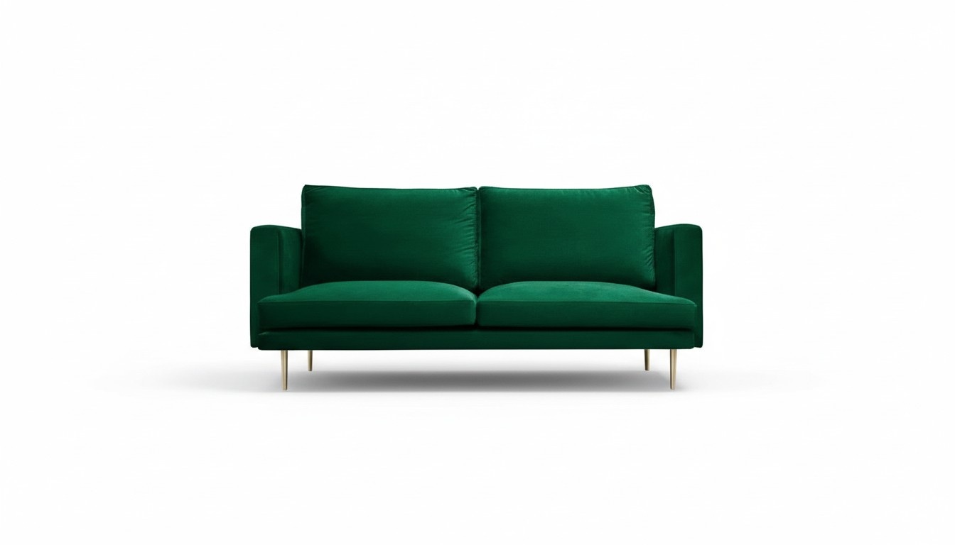 Grün Sofa Stoff Wohnzimmer Design Couchen Polster Sofas Neu Luxus Dreisitzer