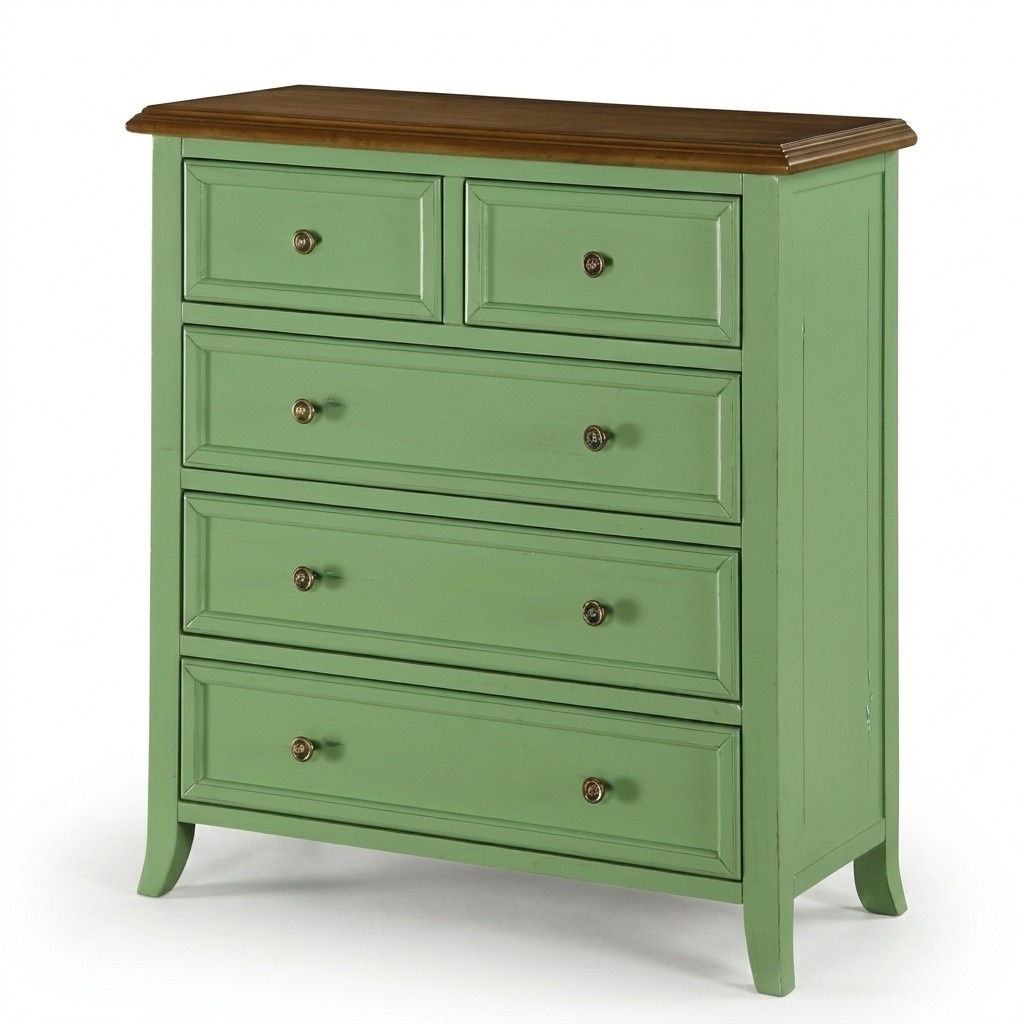 Grüne Kommode Anrichte Sideboard schrank Echte Holz möbel kommoden schränke neu