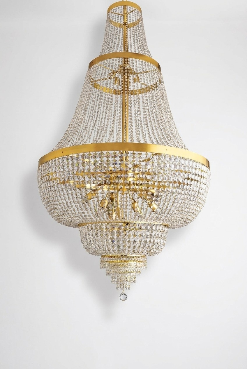 Hängeleuchte Kronleuchter Lampe Kristalllampe Deckenleuchte Lampen 100x245