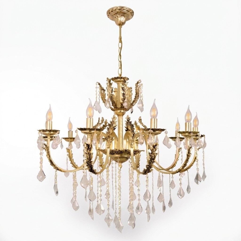 Hängeleuchte Kronleuchter Lampe Kristalllampe Deckenleuchte Lampen 97x130