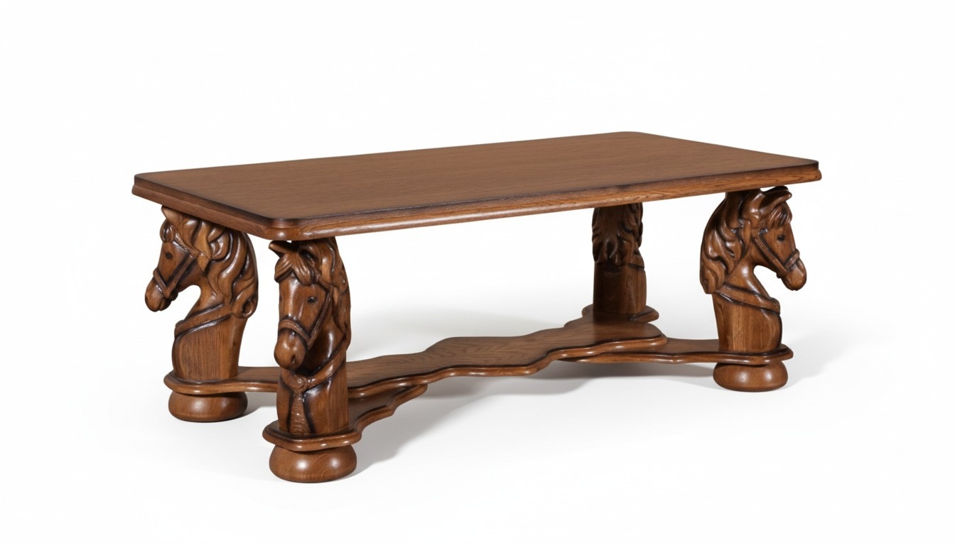 Handarbeit Wohnzimmer Tisch Klassische Couch Tische Holz Geschnitzter