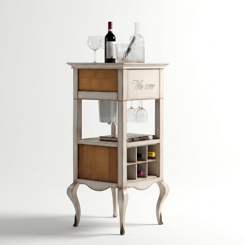 Hausbar Barschrank Bar Tisch Regal Weinregal Weinschrank Vitrine Luxus Schrank