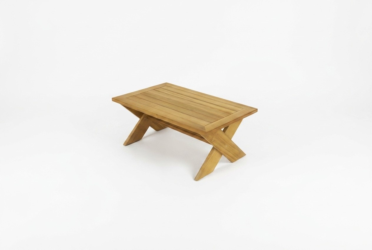 Hellbeiger Terrassentisch Designer Couchtisch Garten Einrichtungs Möbel