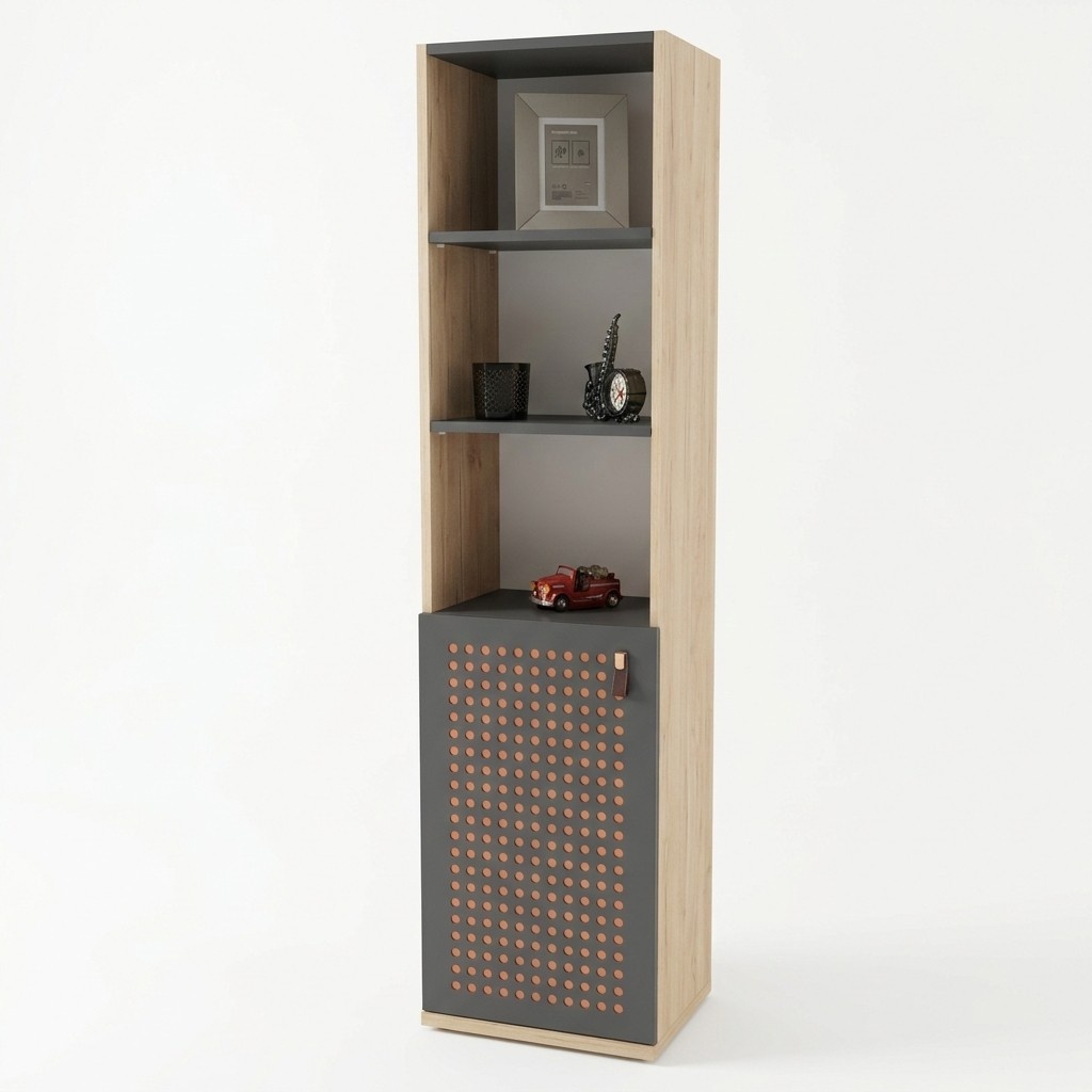 Hellbrauner Bücherschrank Kinderzimmer Möbel Jugendzimmer Holz Konsole