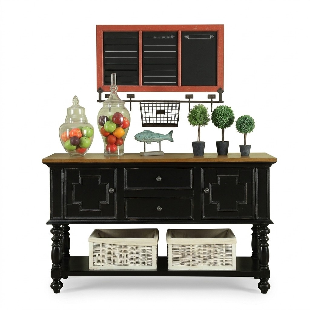 Anrichte Hochschrank Kommode Wohn Esszimmer Kommoden aus Holz Sideboard Anrichte