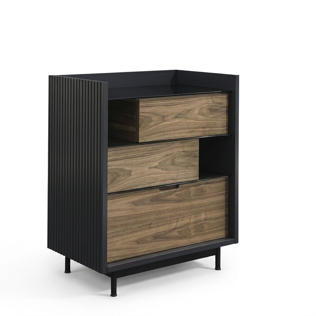 Hochschrank Kommode Designer Kommoden Regale Schrank Schränke Holz