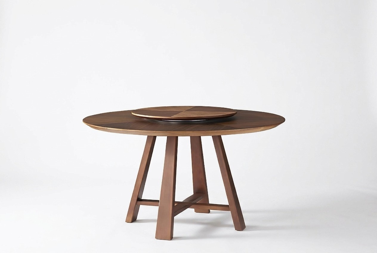 Hochwertiger Luxus Designer Holz Ess Tische Rund Tisch Italienische Möbel Neu