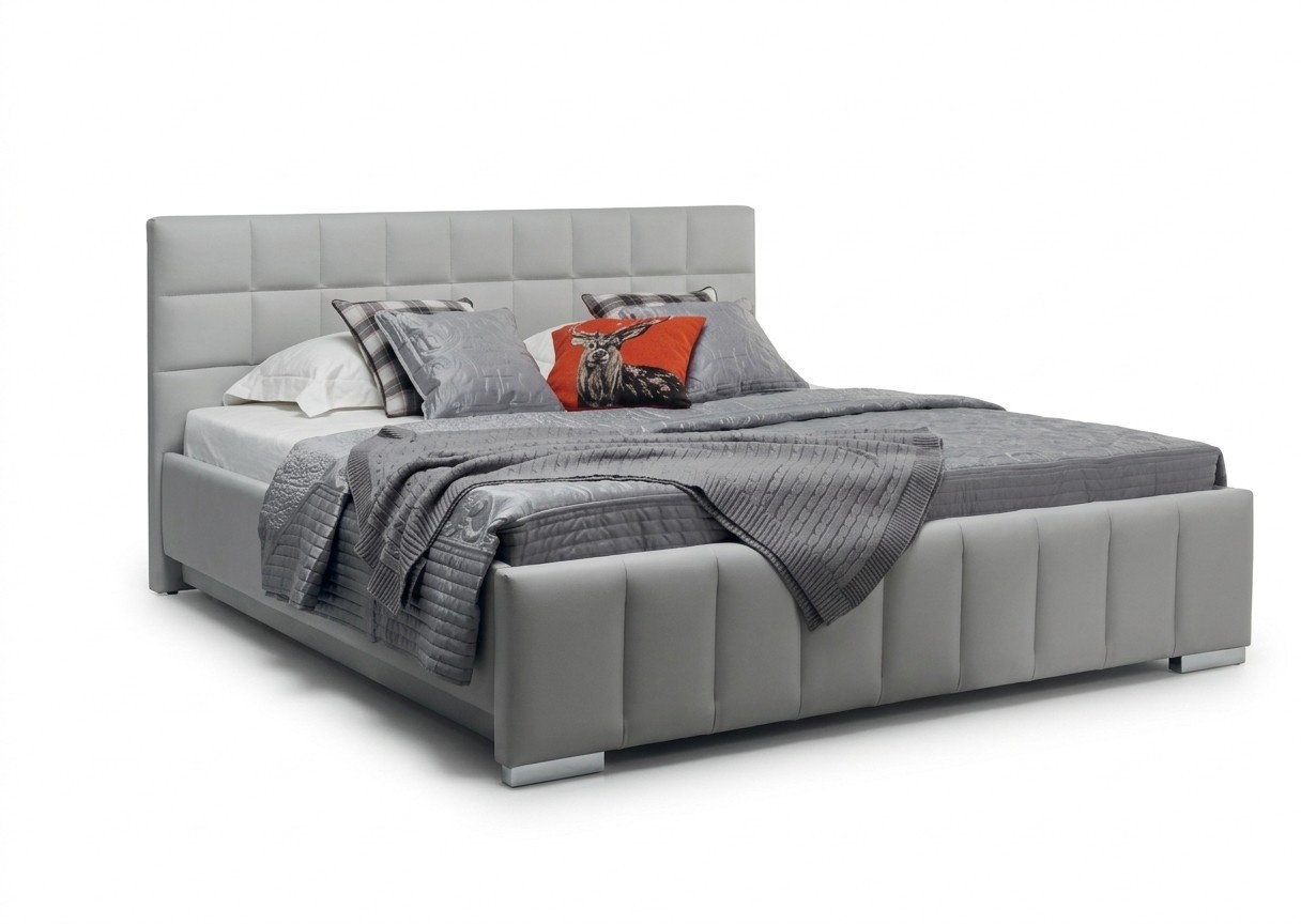 Hochwertiges Luxus Doppel Bett Betten Polster Design Ehe Hotel Leder