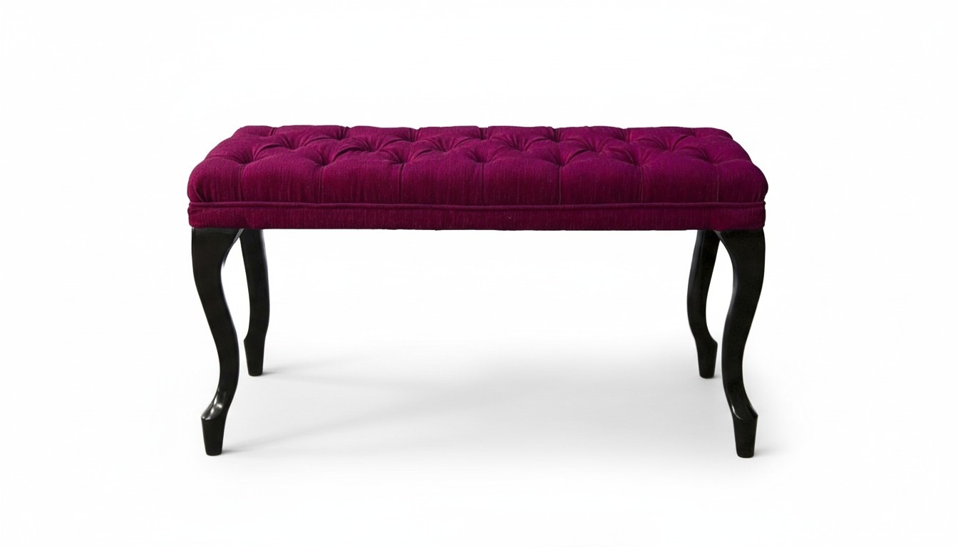 Hocker Chesterfield Beistellhocker Ottomane Couch Leder Stoff TORBAY III Neu