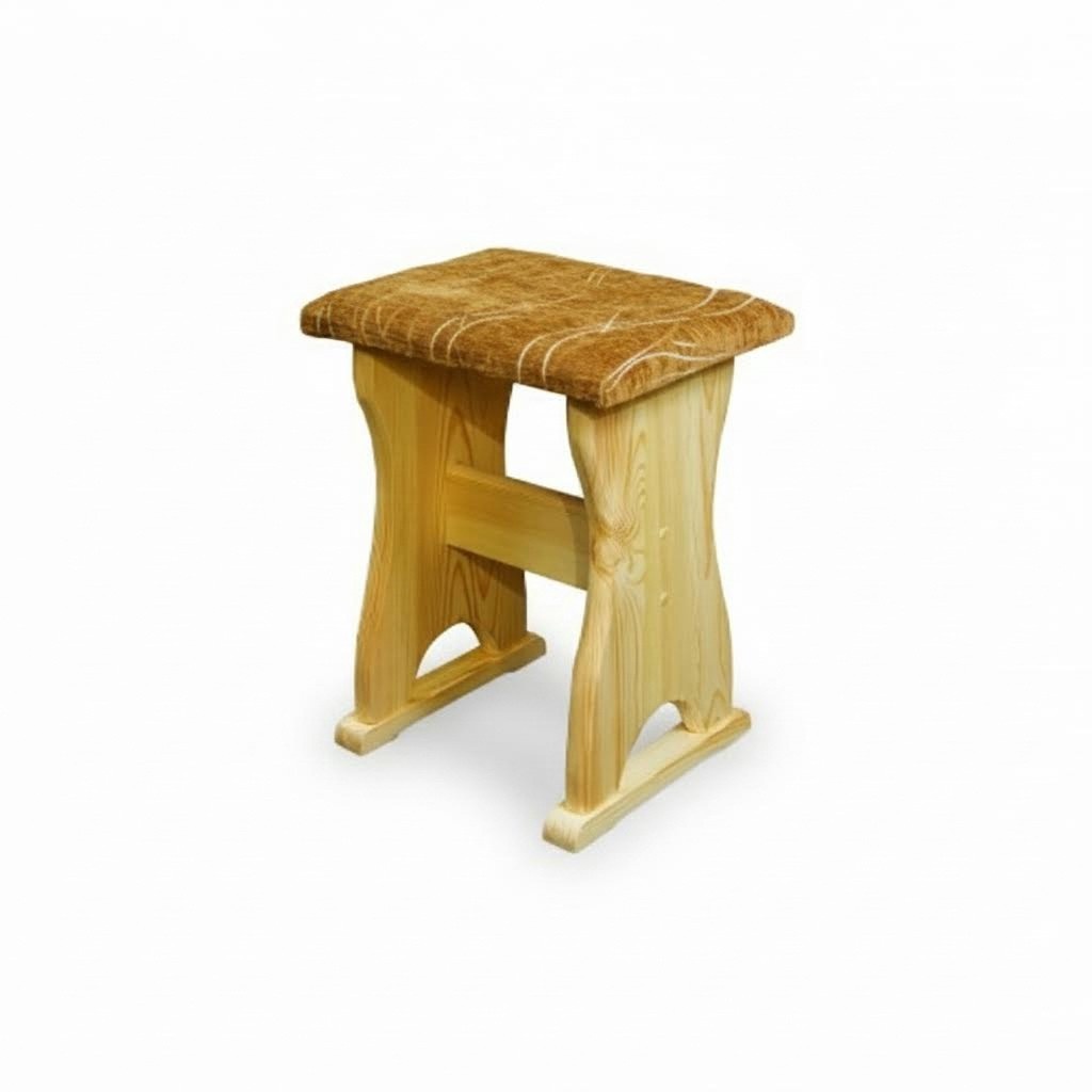Hocker Holzhocker Schemel Holzschemel Massive Kiefer NEU Handarbeit Sitzbank Neu