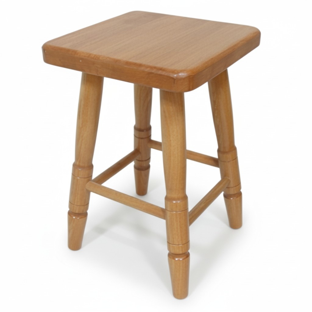 Hocker Küchenstuhl Holzstuhl Sitzhocker Esszimmerhocker Buche Holz Massiv