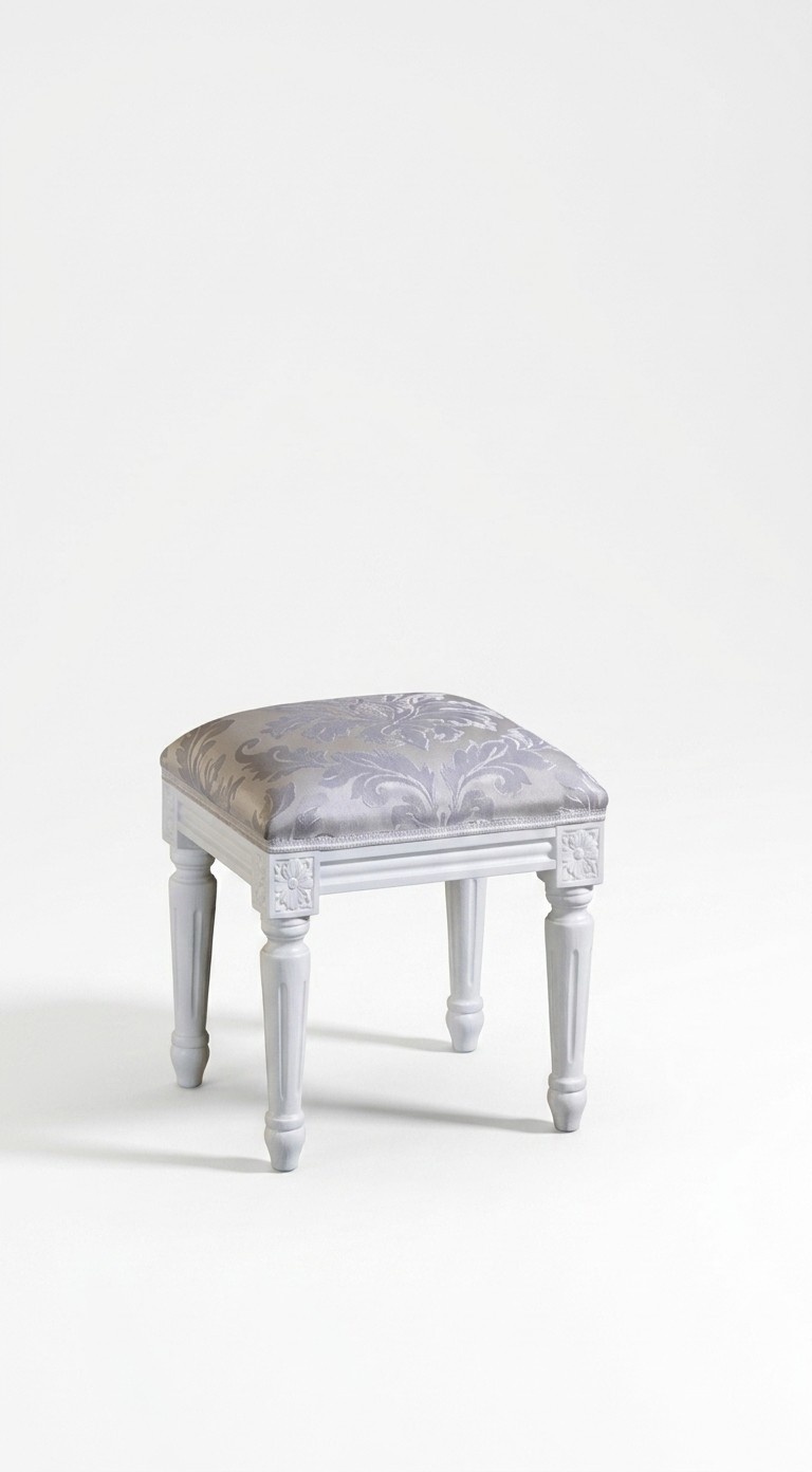 Hocker Luxus Polster Textil Polsterhocker Sitzhocker Neu Möbel