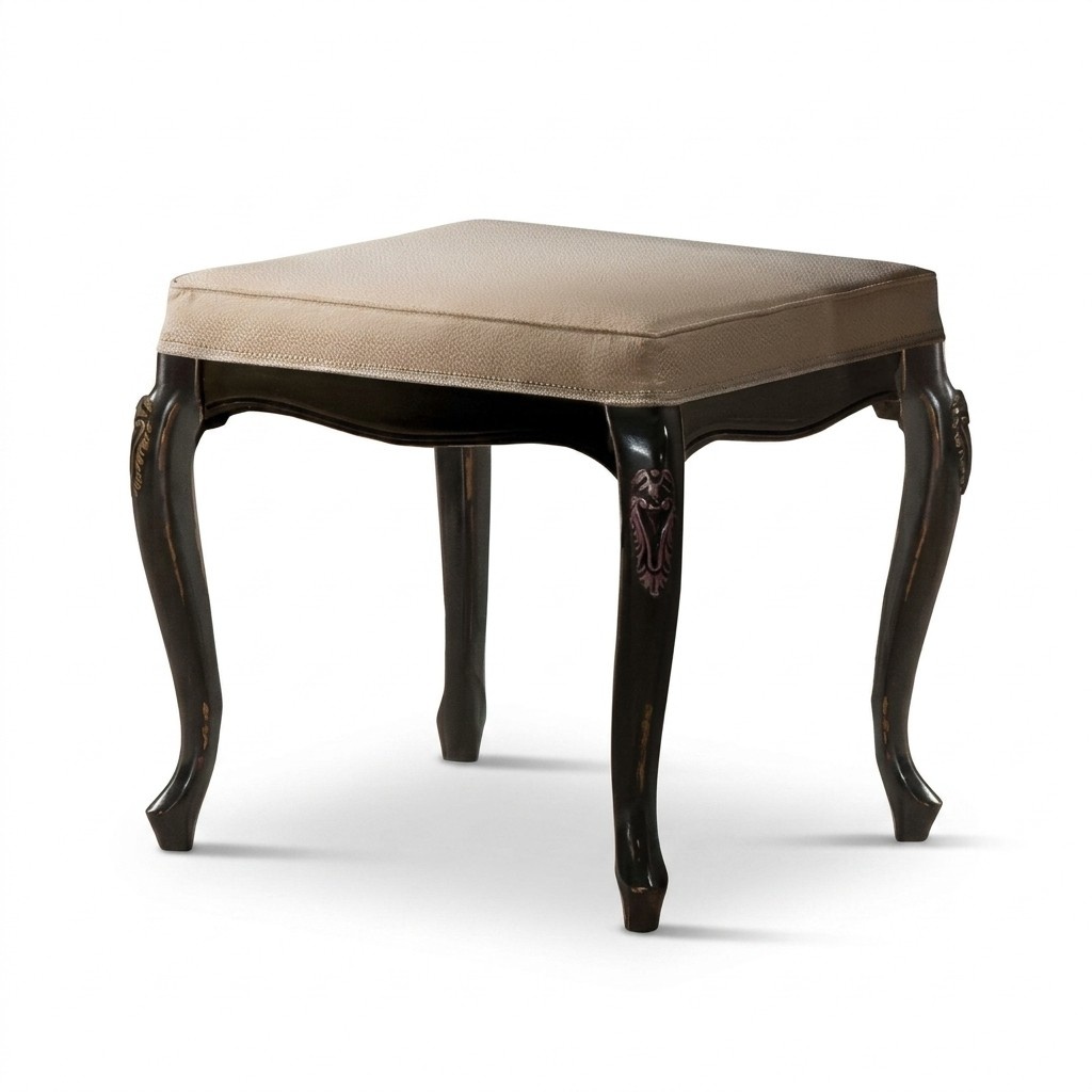 Hocker Polster Bank Fußhocker Ottomane Sitzhocker Sitzpouf Wohnzimmer Designer