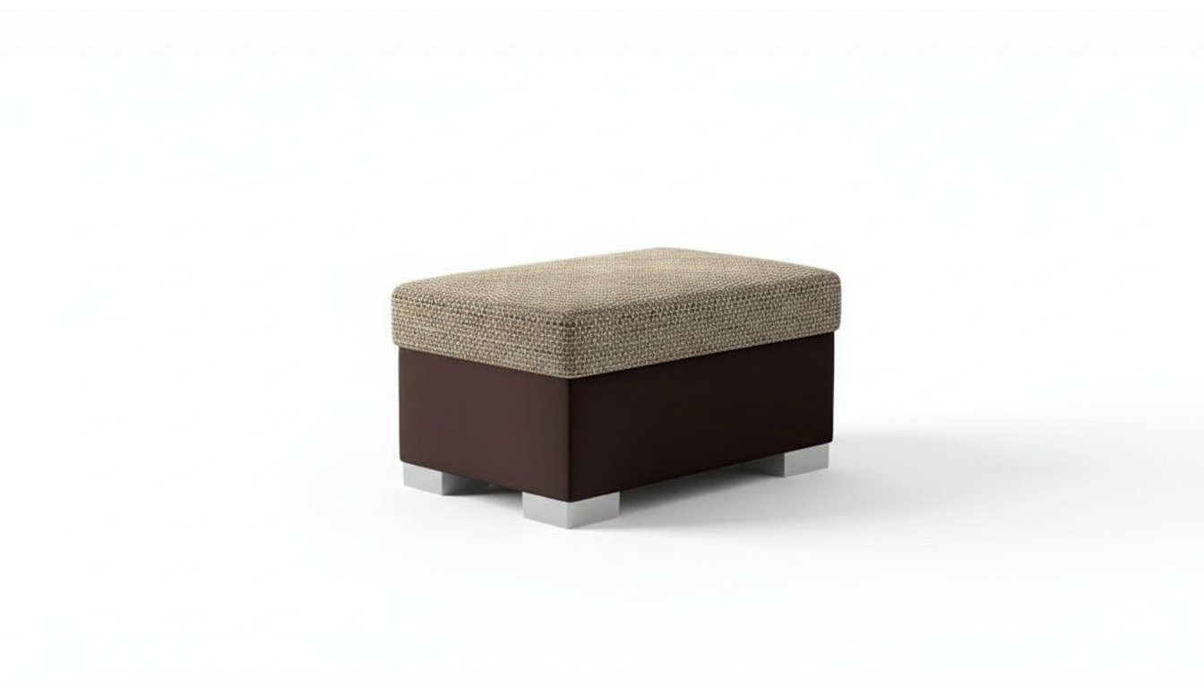 Hocker Pouf Sofa Polster Beistellhocker Fußhocker Ottomane Möbelhocker Stoff Neu