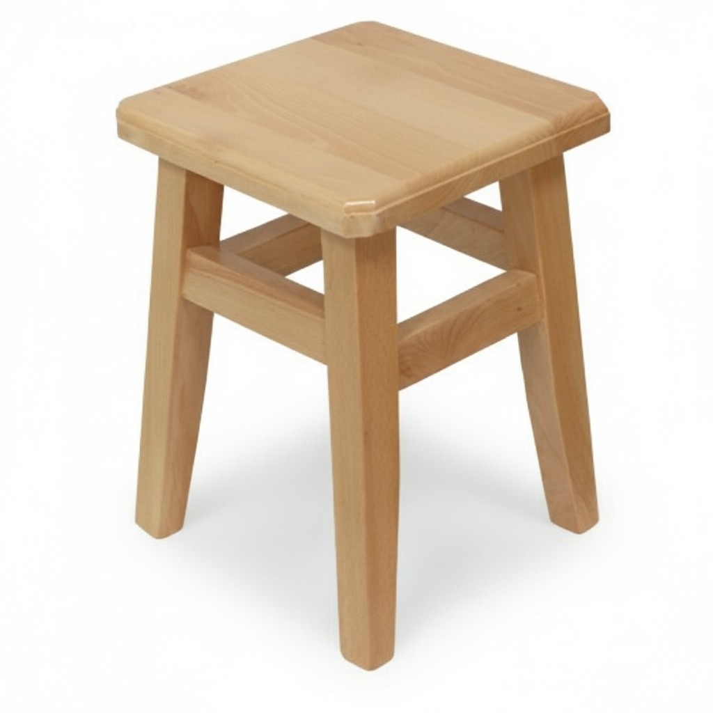 Hocker Sitzmöbel Holz Massiv Echtholz Stuhl Sitz Holzhocker Holzstuhl Sitzhocker