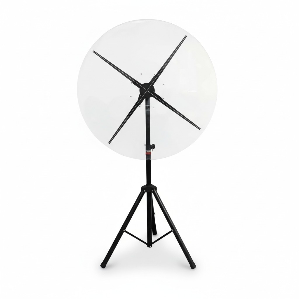 Hologramm-Lüfter 3D Display Fan Transparentes Cover Stand Holografisches Bild