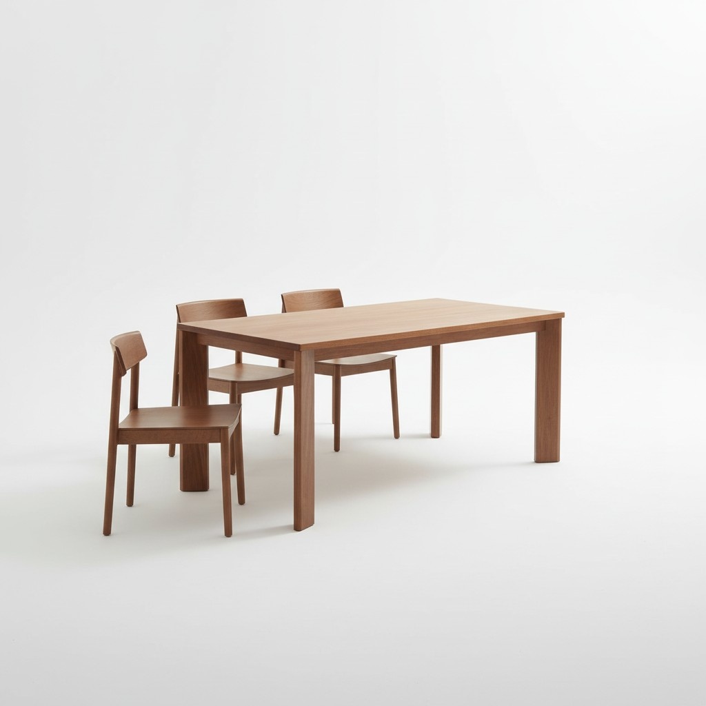 Holz Esszimmer Essgarnitur Tisch + 8 Stühle Design Küchen Wohnzimmer Tische Neu