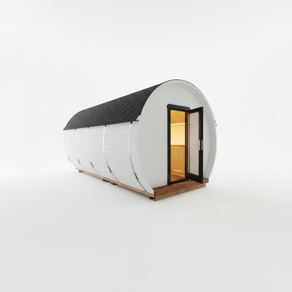 Holz Hütte Camping Haus 3,0 x 4,8 m Campinghaus Ferienhaus Holz Personen 2-4