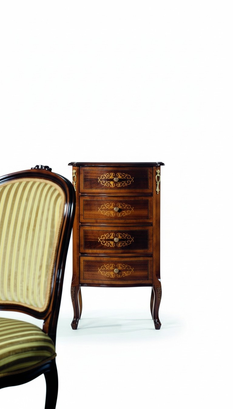 Holz Italienische Stil Möbel Luxus rtv Braune Kommode Stil Barock Antik Stil Neu