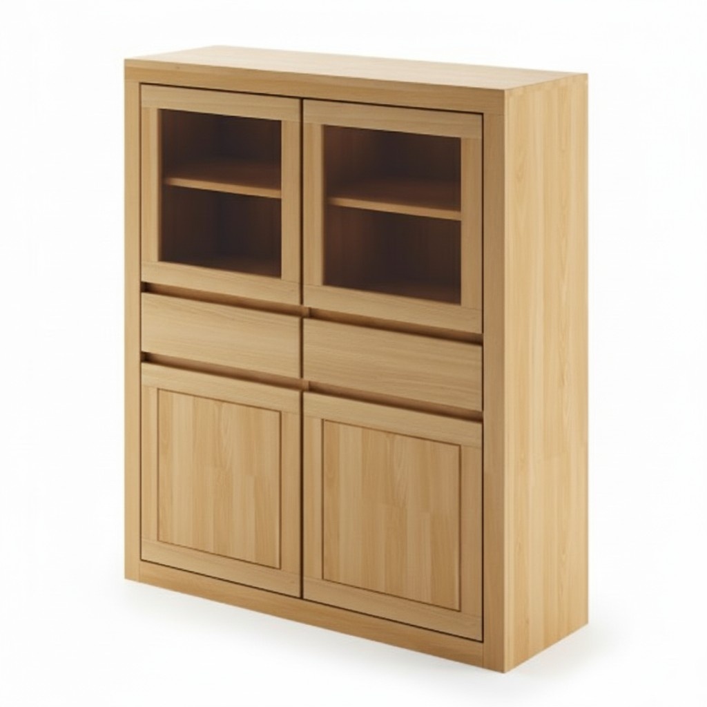 Holz Kommode Wohnzimmer Vitrine Kommode Anrichte Sideboard Holz Schränke Neu