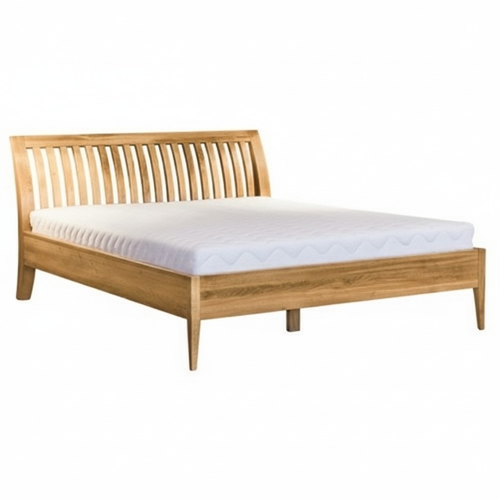 Holzbett Bett Doppelbett Echtholz Schlafzimmer Hotel Betten 180x200cm Eiche Neu