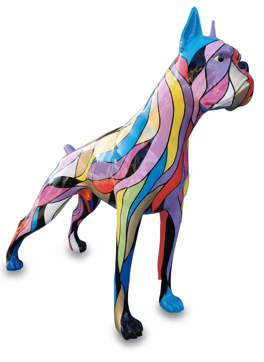 Hund Figur Statue Design Skulptur Dekoration 173cm Garten Außen Innen