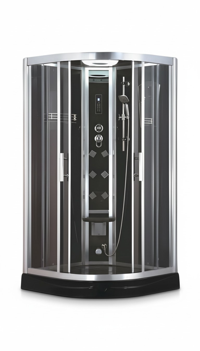 Hydromassage-Dusche Duschkabine Komfortdusche Multifunktionsdusche 120x90 cm