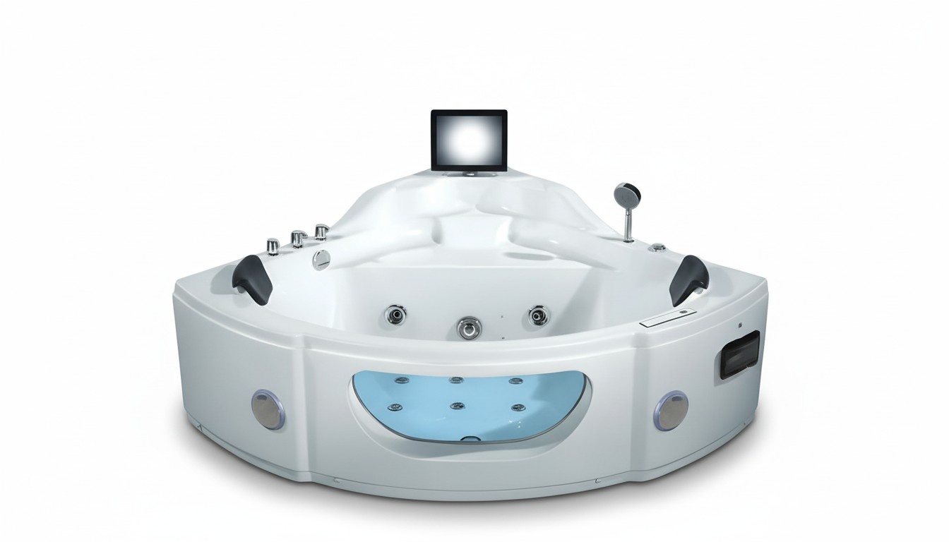 Hydromassagewanne Blubberbad Whirlpool Spa-Bad Whirlwanne 150x150 cm