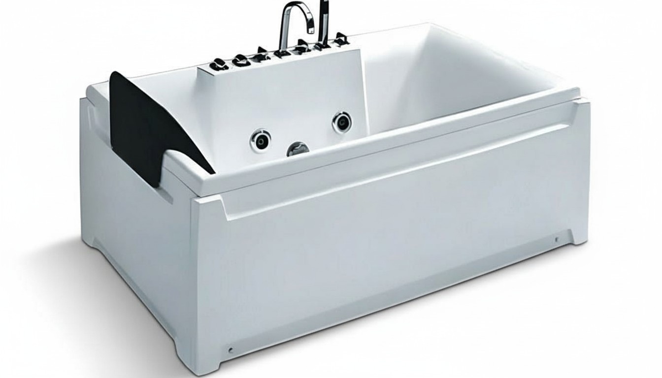 Hydromassagewanne Whirlwanne Whirlpool Blubberbad Spa-Bad Sprudelbad 190x90 cm