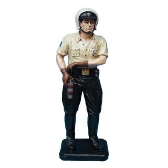 Dekoration Laden Polizist Highway Cop 105cm Statue USA Figur Skulptur
