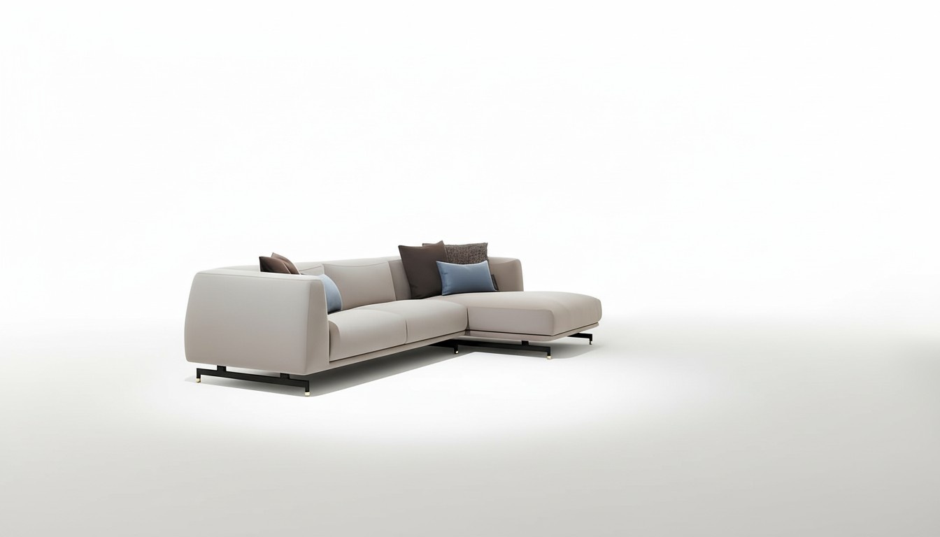 Italienische Design Möbel Textil Ecksofa Couch Polster Eck Garnitur Wohnzimmer