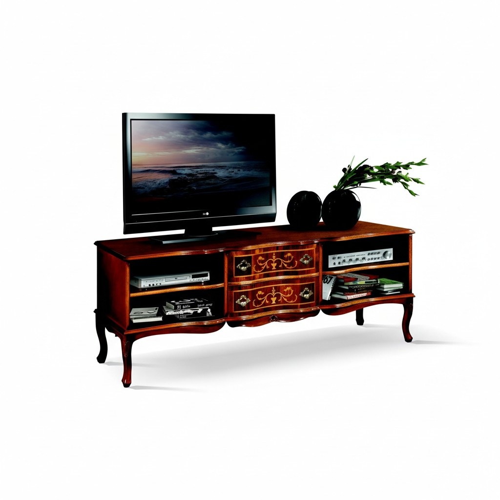 Italienische Holz Möbel Sideboard tv Lowboard Lang rtv Schrank Wohnzimmer Luxus