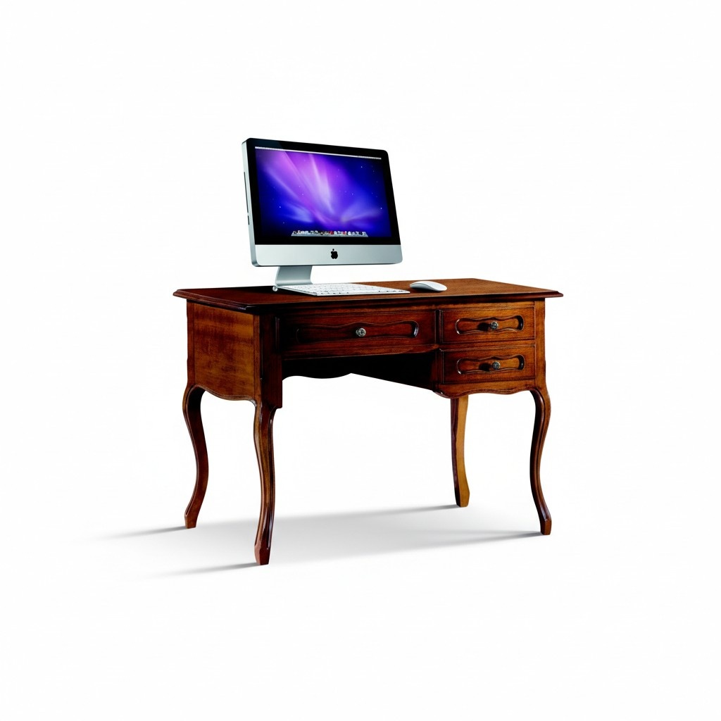 Luxus Schreibtisch Italienische Klassisches Holz Möbel Büromöbel Stil Barock Neu