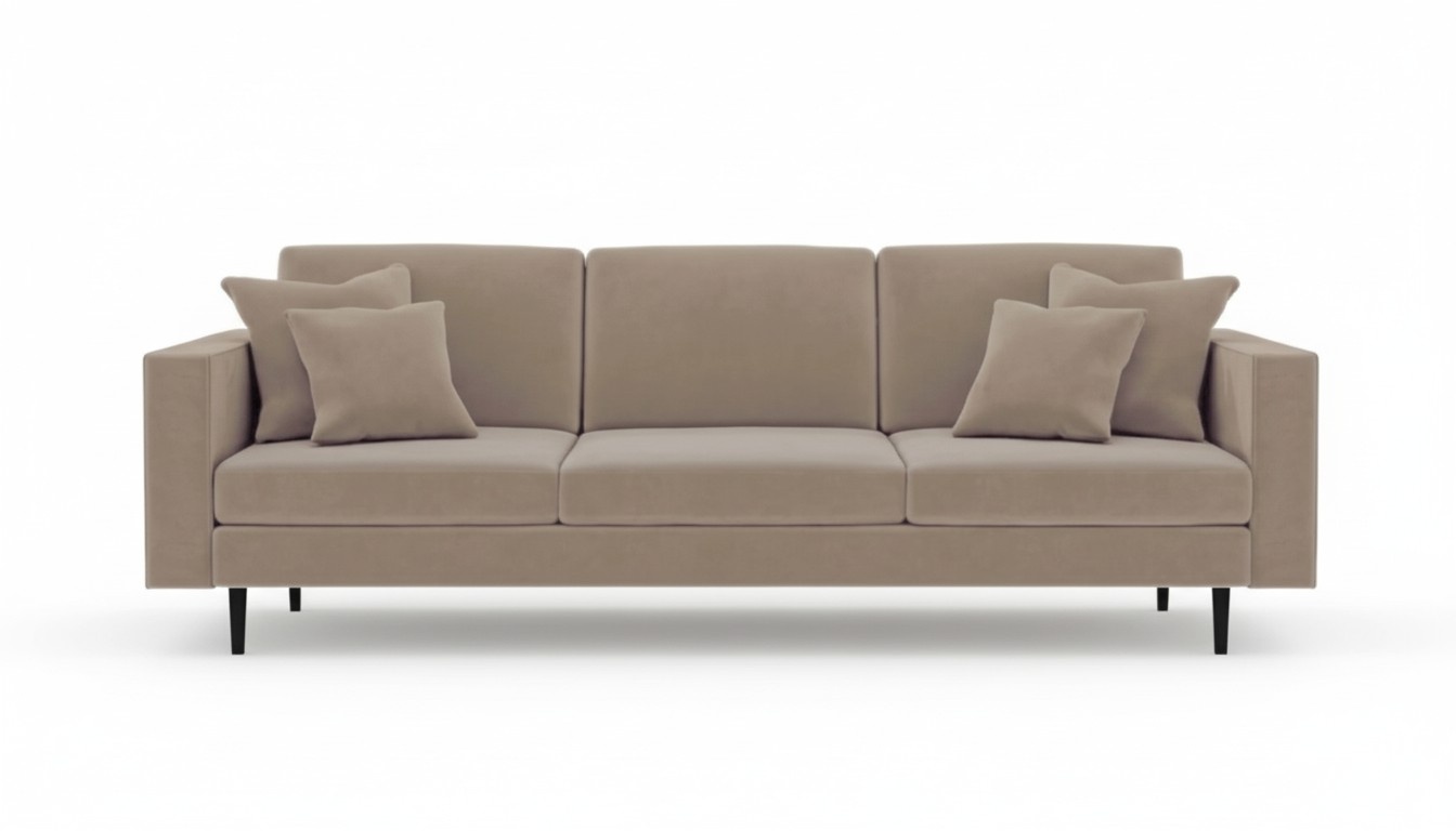 Italienische Stil Möbel Sofa Couch Textil Stoff Samt Sofas Couchen Wohnzimmer