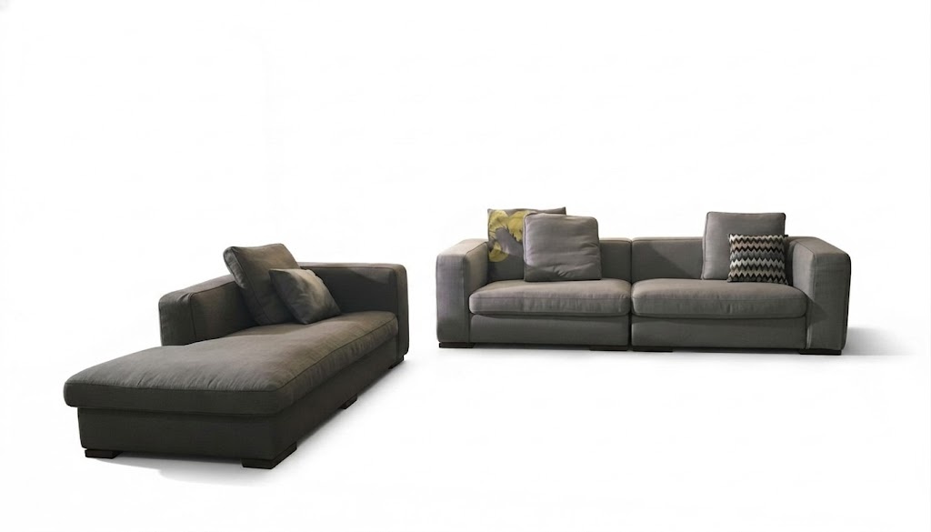 Italy Design Möbel Sofa Couch Polster Set Garnitur 3 + Liege Couchen Sofas Neu