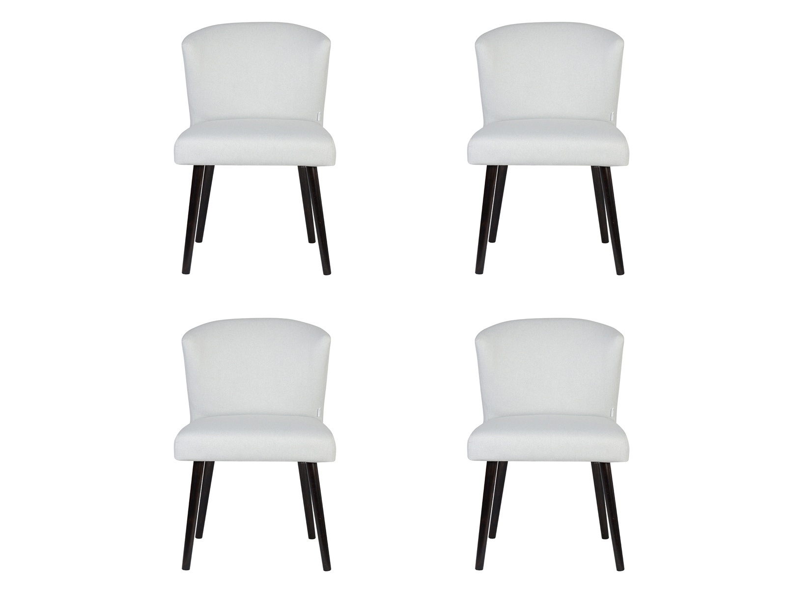 4x Leder Polster Sitz Stühle Lehn Stuhl Design Lounge Club Sessel Garnitur Neu