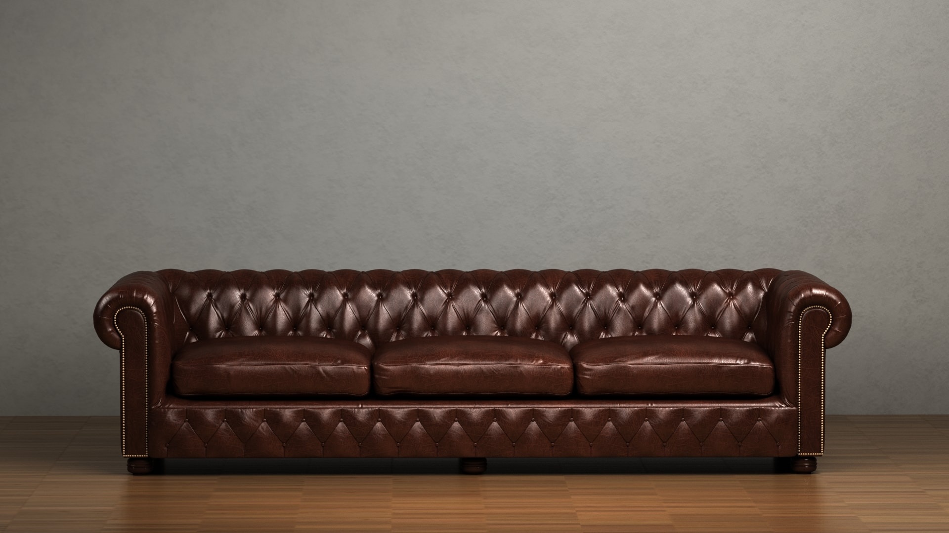 Chesterfield Couch Polster Klassische Sofa Couch Leder Big XXL Leder
