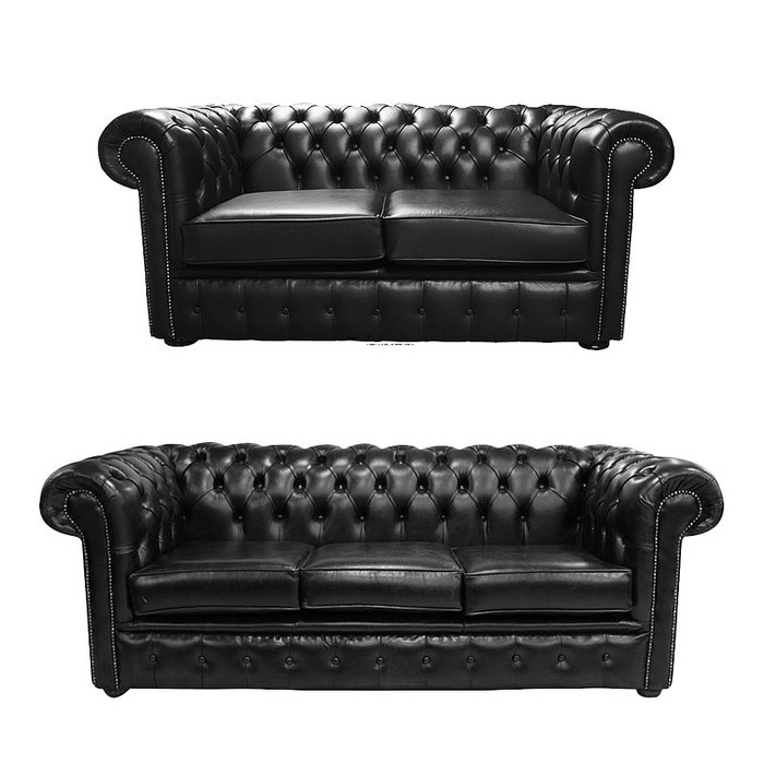 Chesterfield Sofagarnitur 3+2 Sitzer Couch Sofa Polster Garnitur Komplett Set