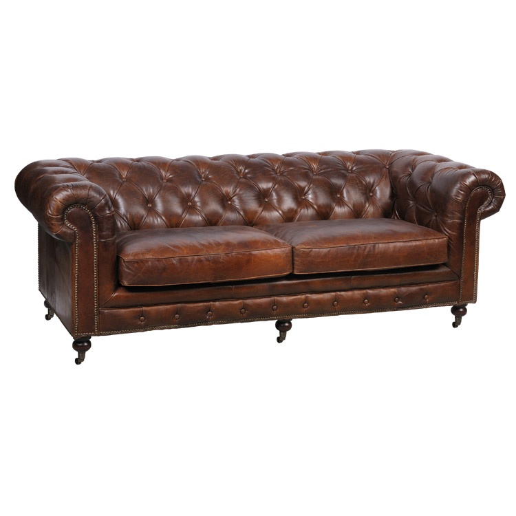 Chesterfield Design Luxus Polster Sofa Couch Sitz Garnitur Leder Textil Neu #Z3