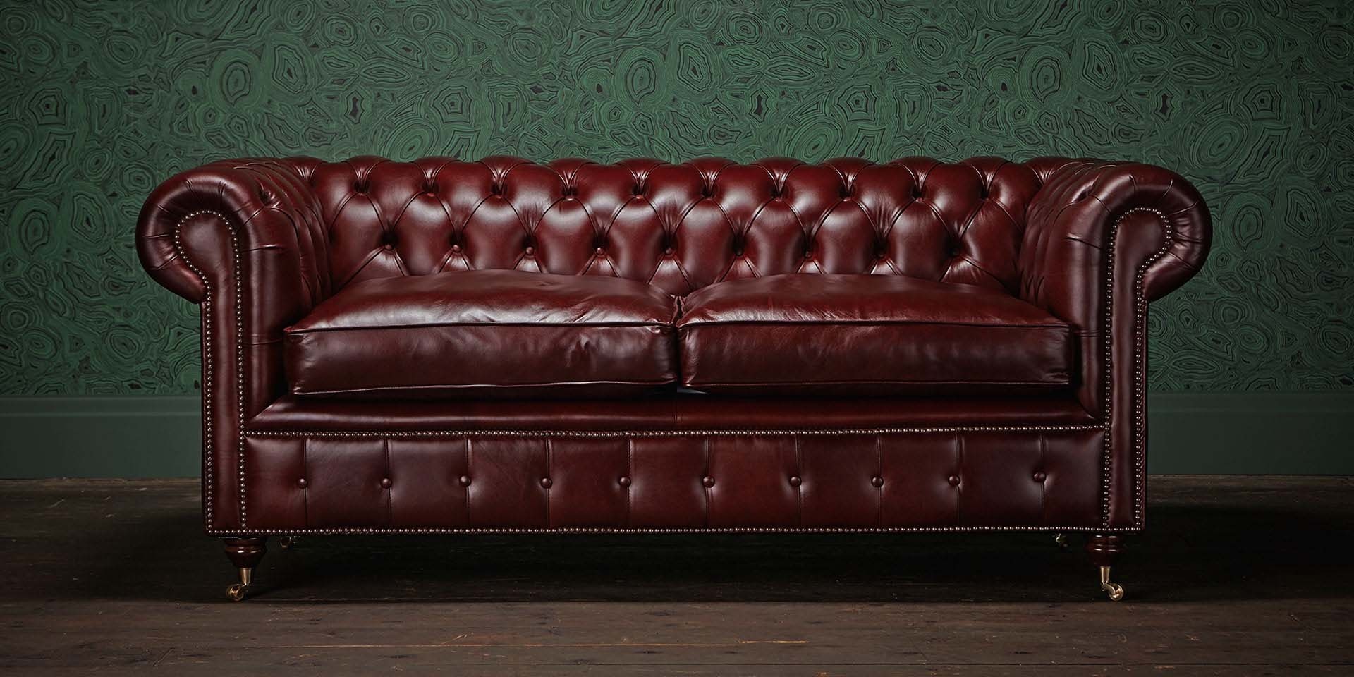 Chesterfield Design Luxus Polster Sofa Couch Sitz Garnitur Leder Textil Neu #Z5