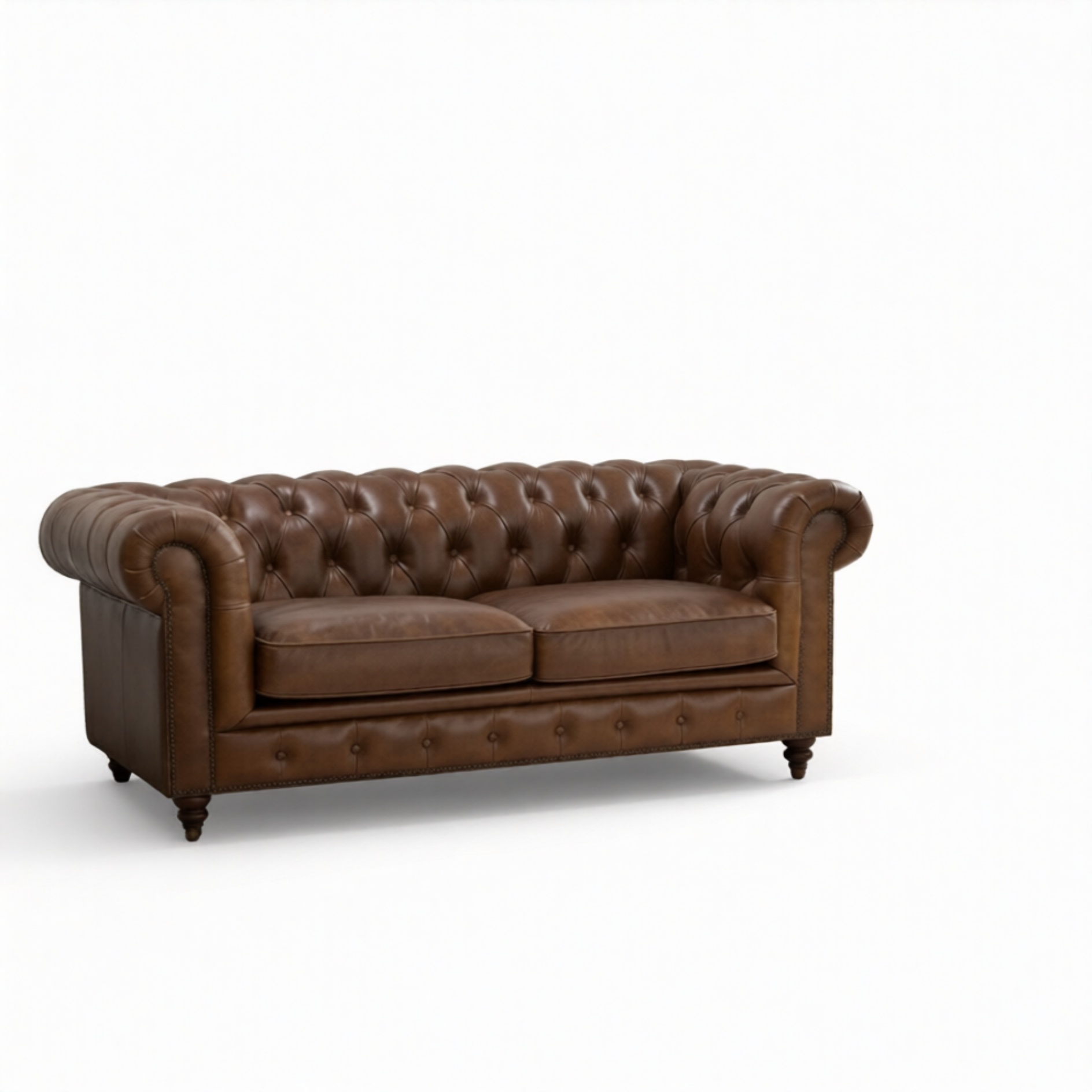 jvmoebel ® Leder Sofa Couch - Design Polster Zweisitzer Couch Garnitur