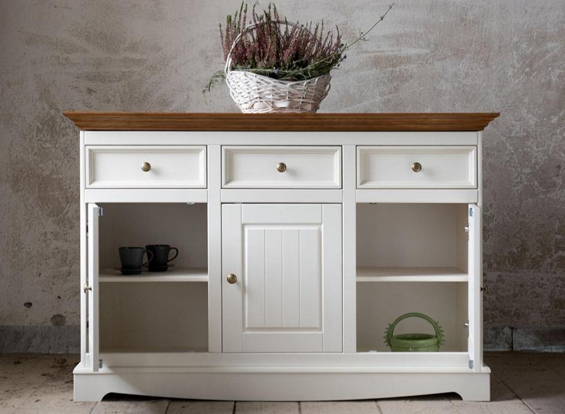 Massive Kommode Schrank Anrichte Sideboard Möbel Kommoden Holz Schränke Landhaus