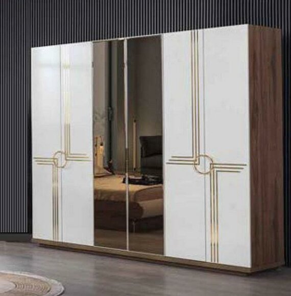 Kleiderschrank Schlafzimmer Holz Klassischer Schrank Möbel Schränke