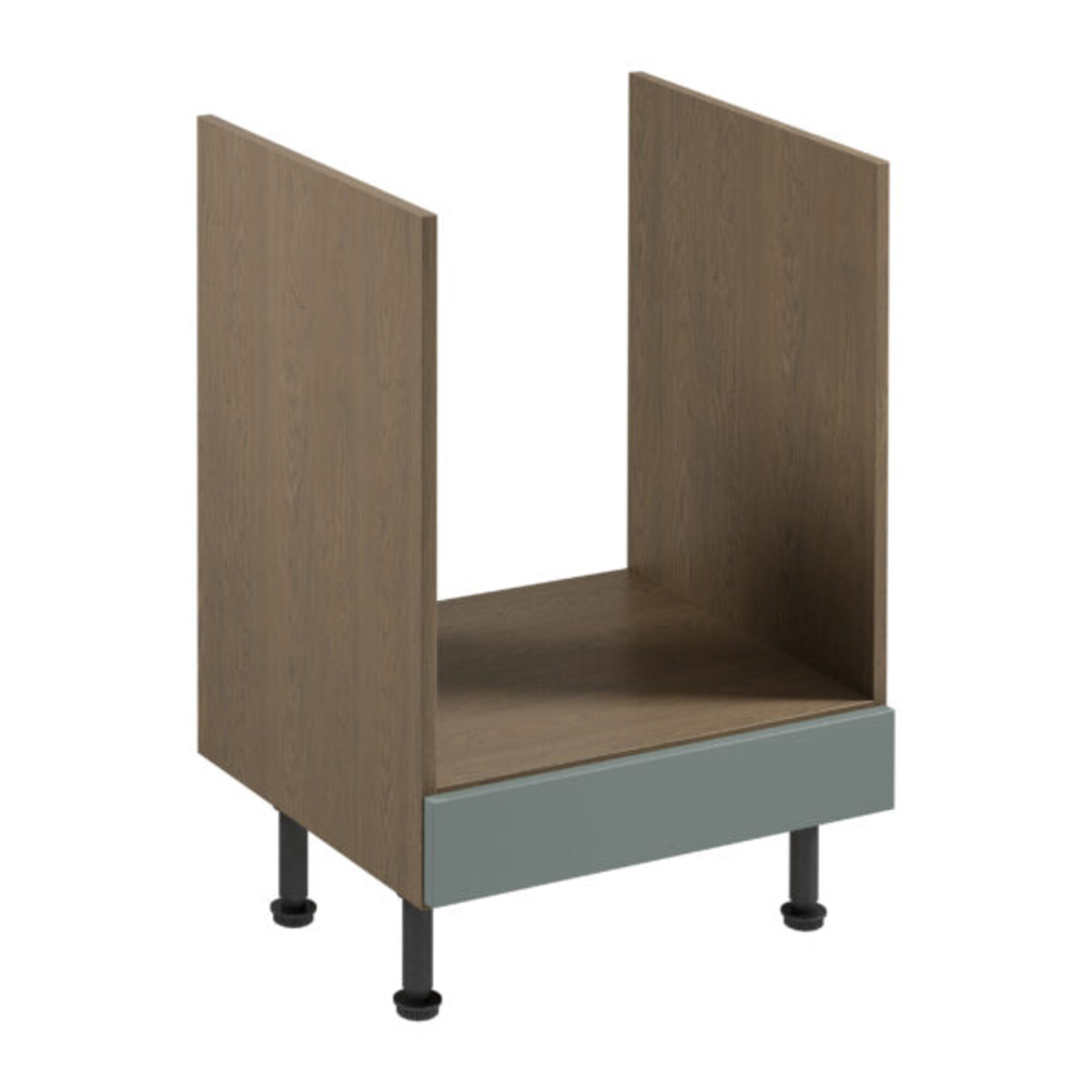 Küchenschrank Basis-Unterschrank Schrank für Einbauherd Schrankmodul