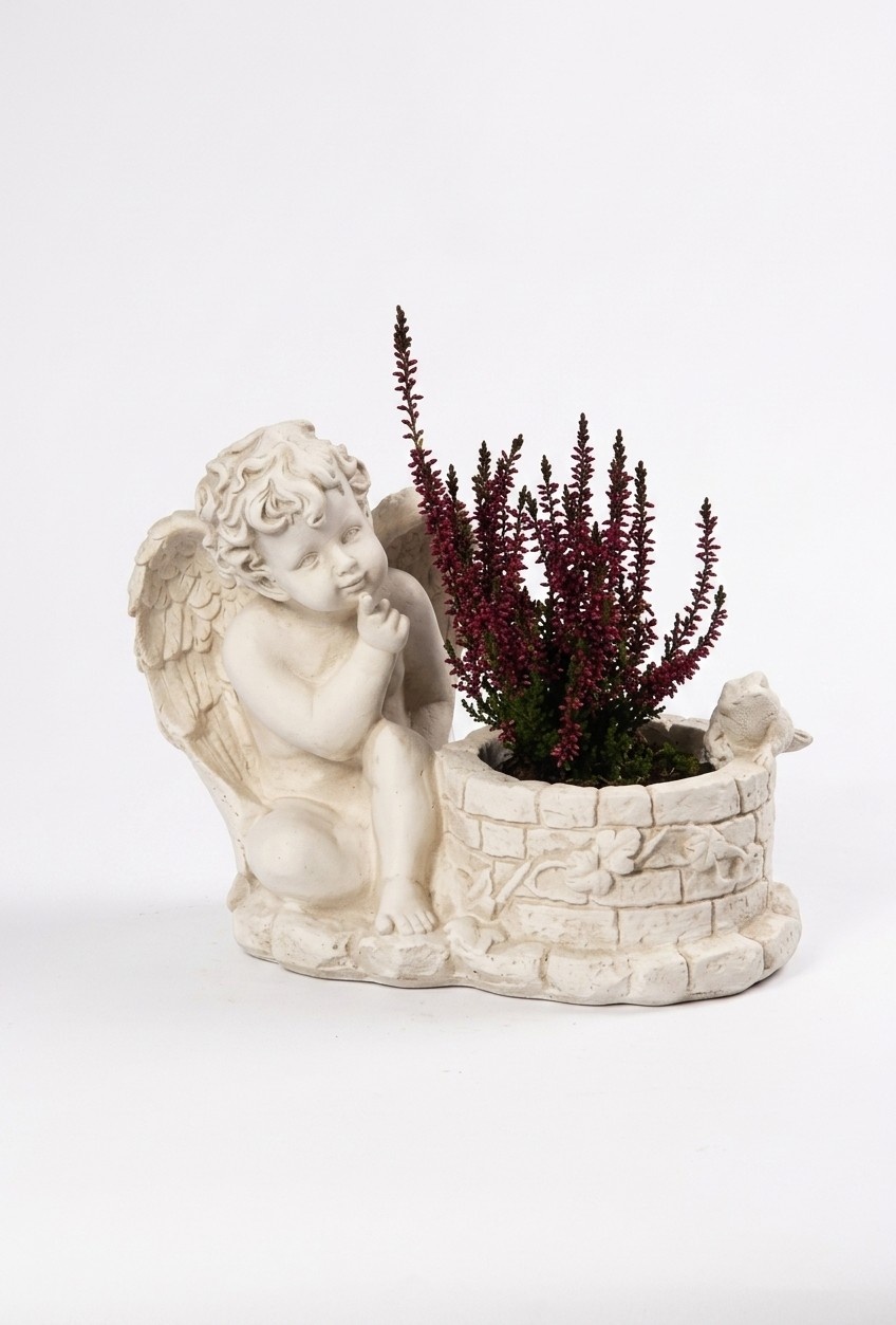 Kasten Blumen Kübel Pflanz Gefäss Grab Schmuck Garten Dekoration